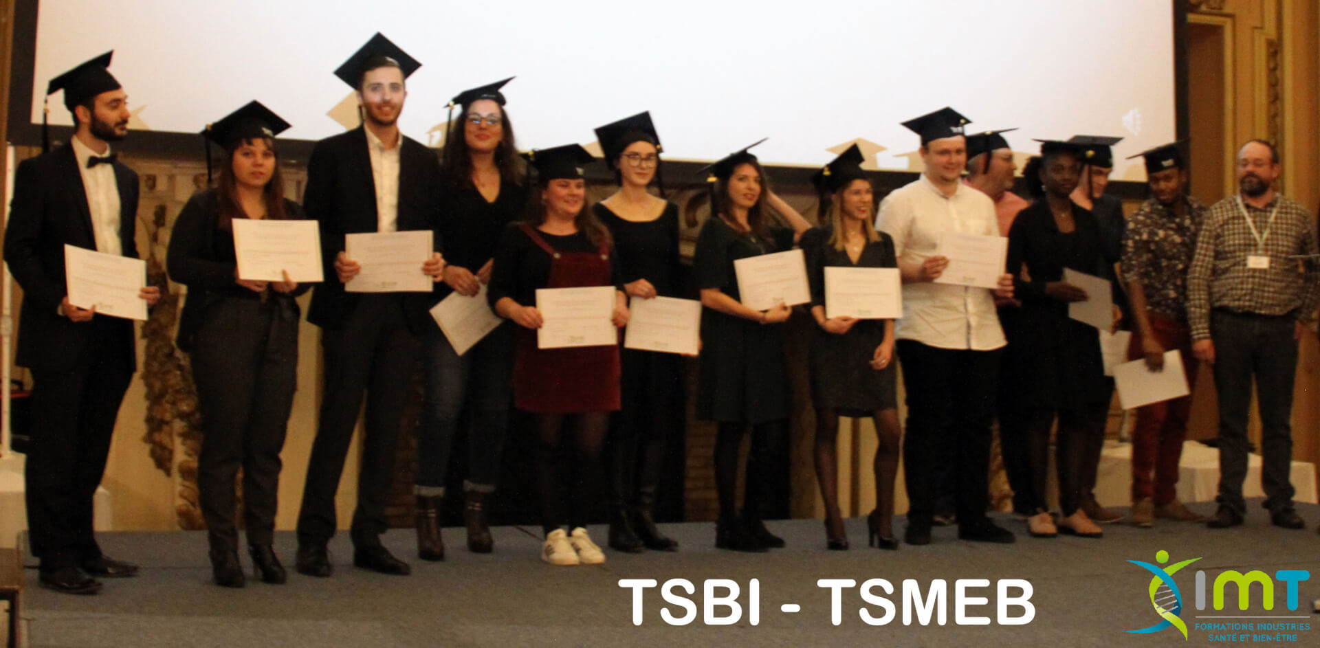 Groupe IMT Cérémonie de remise des diplômes 2019 TSBI TSMEB