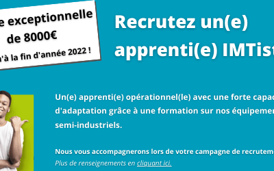 Recrutez un apprenti IMTiste !