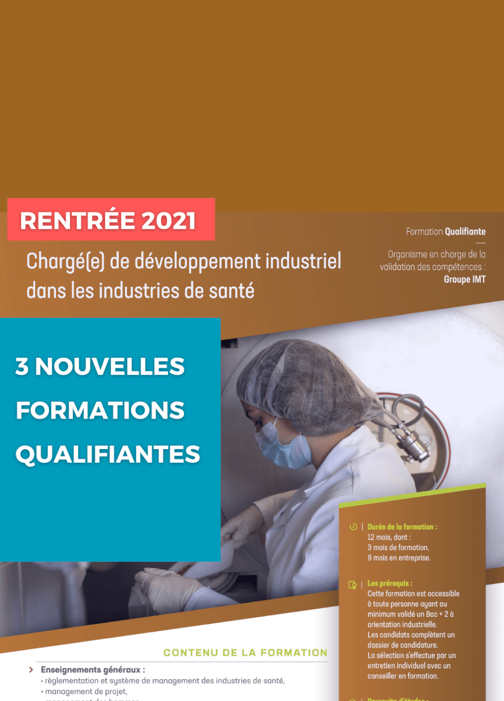 Groupe Imt - Formations Industries Santé Et Bien-être