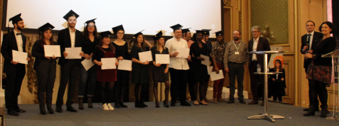 La remise de diplômes ci-dessus a eu lieu en 2019 (Photographie prise par le Groupe IMT)