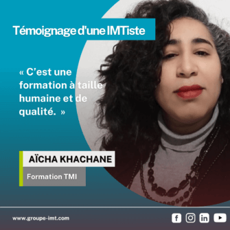 Aïcha Khachane suit actuellement la formation TMI (Technicien(ne) de Maintenance Industrielle).
