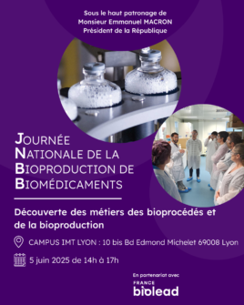 Journée nationale de la bioproduction de biomédicaments – Lyon