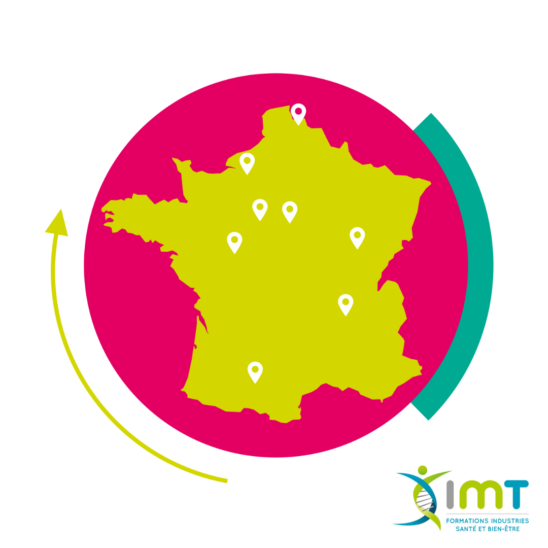 carte de France Groupe IMT 2025 1logo